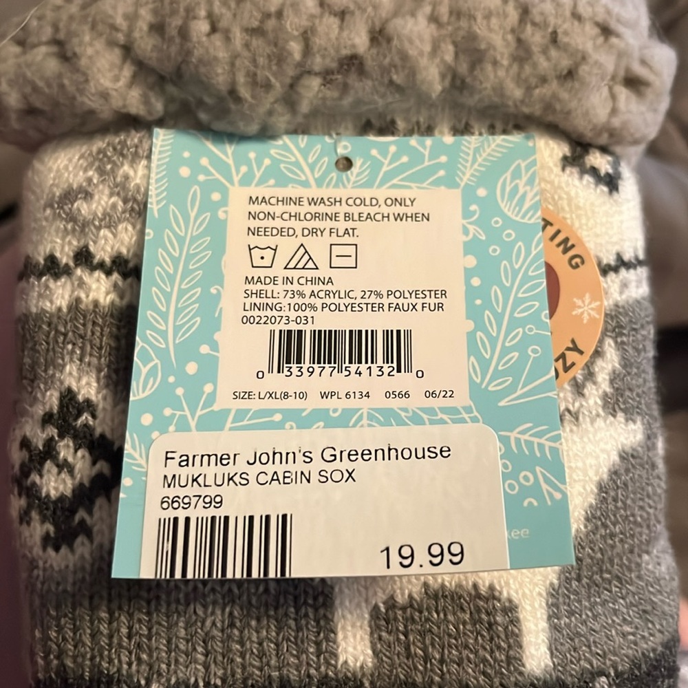 MUK LUKS Women’s Cabin Socks